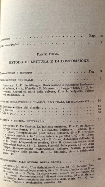 LETTERATURA ITALIANA. PAGINE DI DOCUMENTAZIONE CRITICA PRECEDUTE DA UN METODO …