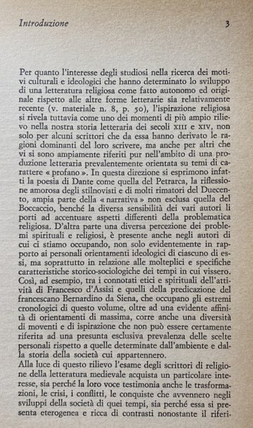 LETTERATURA RELIGIOSA E SOCIETÀ DEL MEDIOEVO. DA FRANCESCO E IACOPONE …