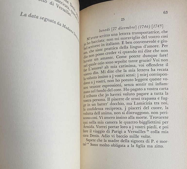 LETTERE D'AMORE DI VOLTAIRE ALLA NIPOTE.
