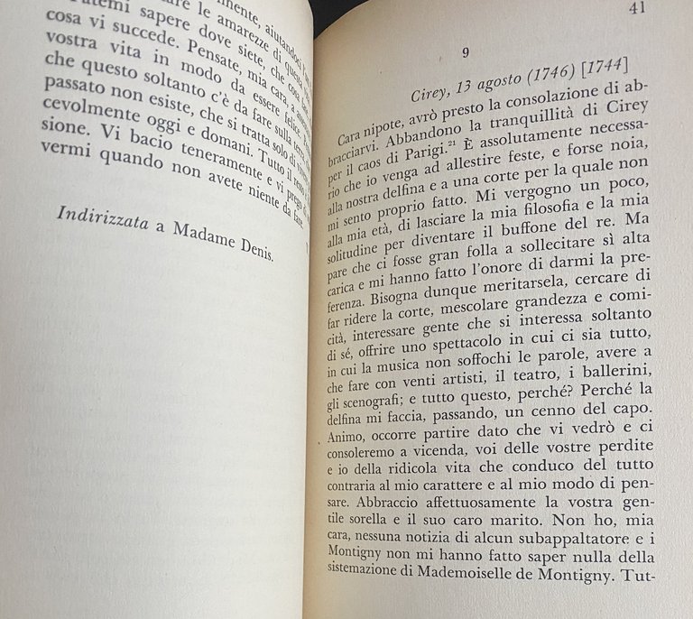 LETTERE D'AMORE DI VOLTAIRE ALLA NIPOTE.