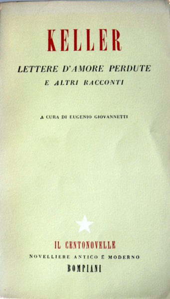 LETTERE D'AMORE PERDUTE E ALTRI RACCONTI. A CURA DI EUGENIO …