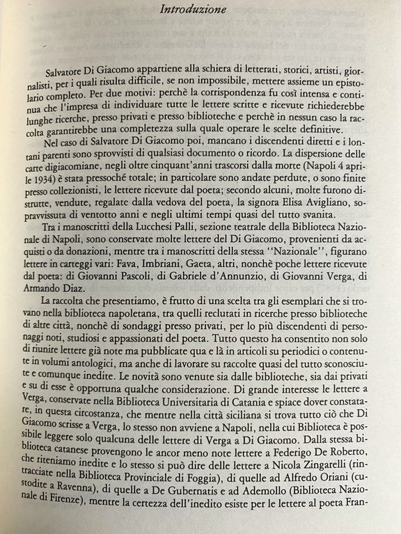 LETTERE DA NAPOLI. SALVATORE DI GIACOMO E I RAPPORTI CON …