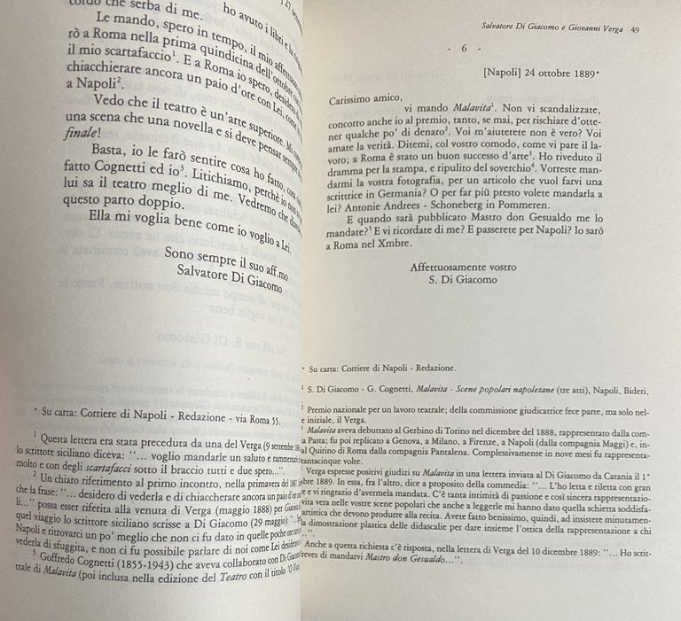 LETTERE DA NAPOLI. SALVATORE DI GIACOMO E I RAPPORTI CON …