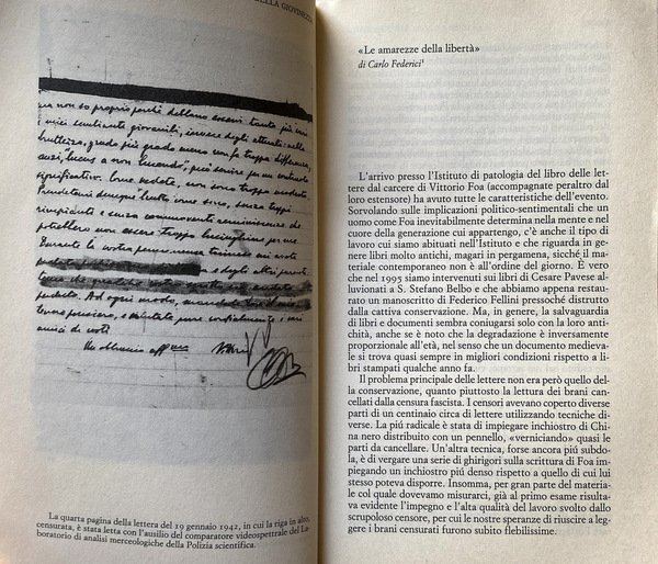 LETTERE DELLA GIOVINEZZA. DAL CARCERE 1935-1943. A CURA DI FEDERICA …