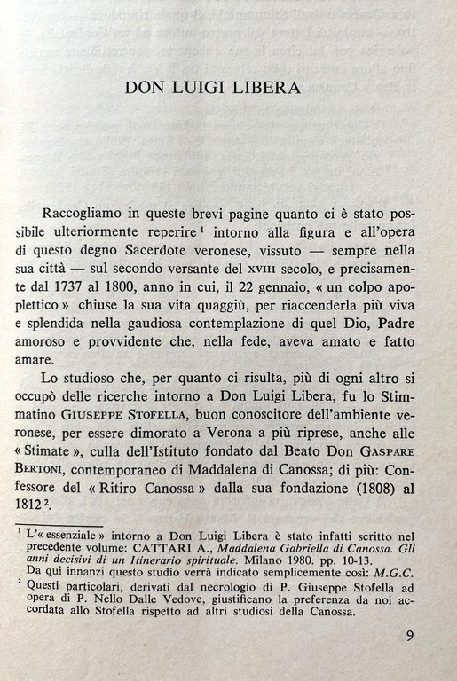 LETTERE DI DIREZIONE SPIRITUALE ALLA MARCHESINA MADDALENA GABRIELLA DI CANOSSA …