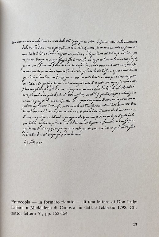 LETTERE DI DIREZIONE SPIRITUALE ALLA MARCHESINA MADDALENA GABRIELLA DI CANOSSA …