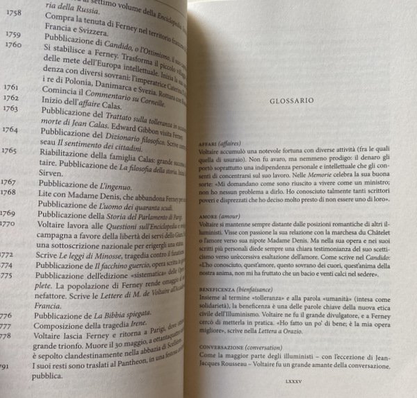 LETTERE FILOSOFICHE, DIZIONARIO FILOSOFICO, MEMORIE