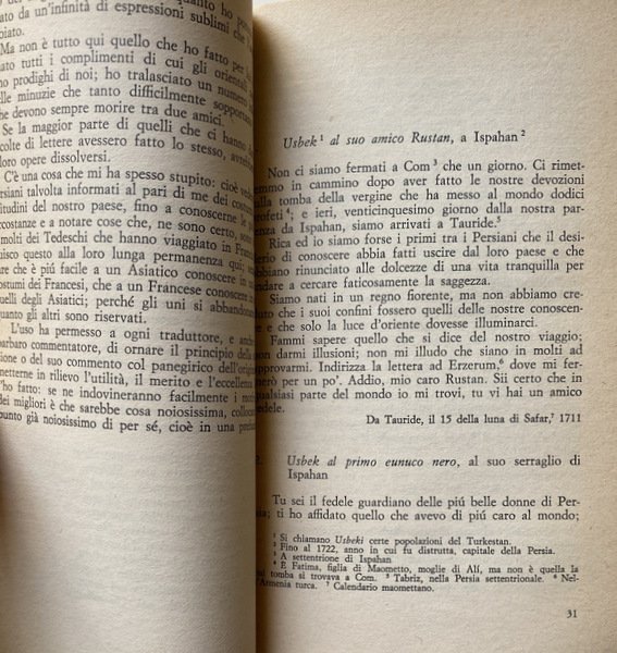 LETTERE PERSIANE. A CURA DI CHIARA AGOSTINI