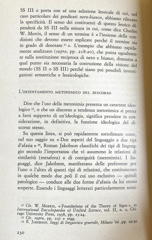 LETTURA POLITICA DI UN ROMANZO. LA «JALOUSIE» DI ALAIN ROBBE-GRILLET