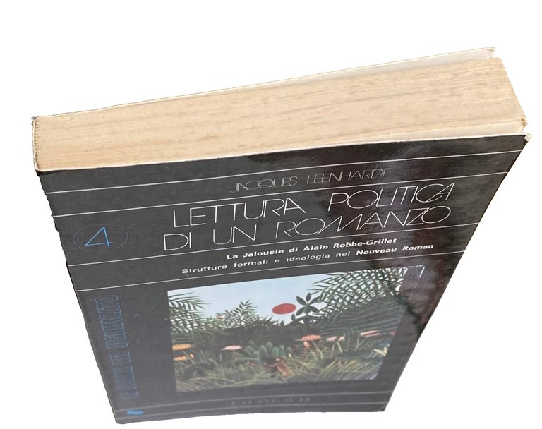 LETTURA POLITICA DI UN ROMANZO. LA «JALOUSIE» DI ALAIN ROBBE-GRILLET