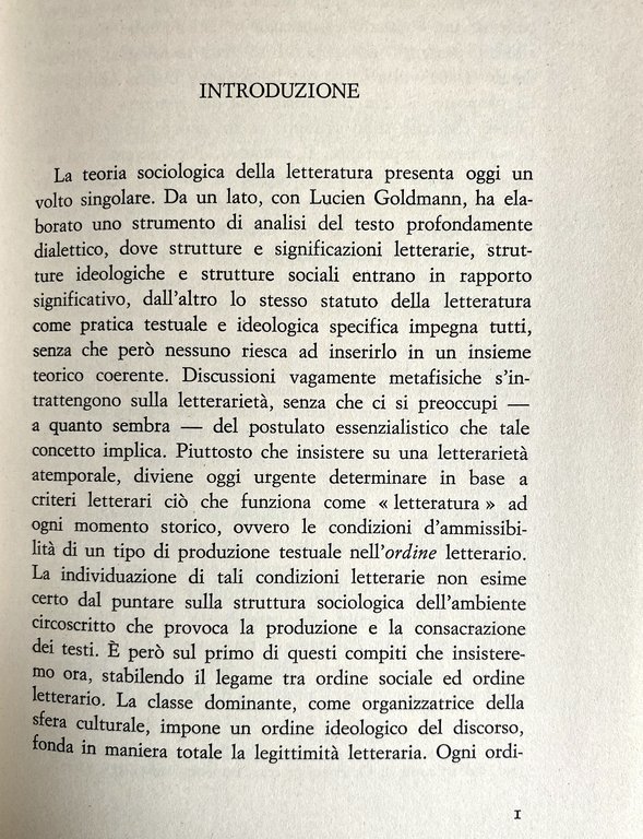 LETTURA POLITICA DI UN ROMANZO. LA «JALOUSIE» DI ALAIN ROBBE-GRILLET