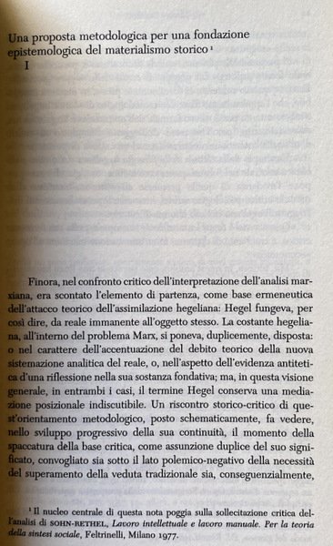 LETTURE FILOSOFICHE. SAGGI SU HEGEL, SOHN-RETHEL, BONAVENTURA E AGOSTINO