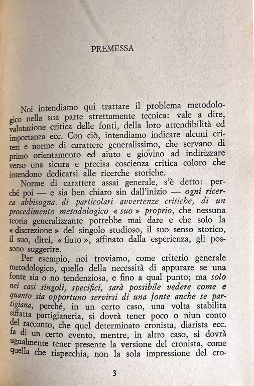 LEZIONI DI METODO STORICO. CON SAGGI SU EGIDI, CROCE, MEINECKE.