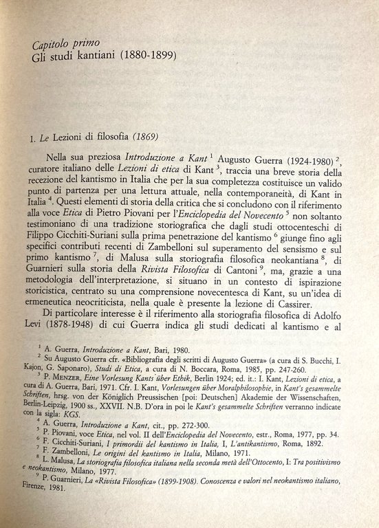 LEZIONI SU KANT DI FELICE TOCCO. STUDIO ED EDIZIONE