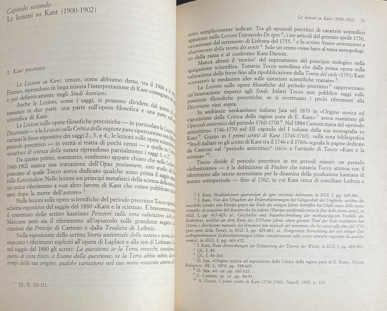 LEZIONI SU KANT DI FELICE TOCCO. STUDIO ED EDIZIONE