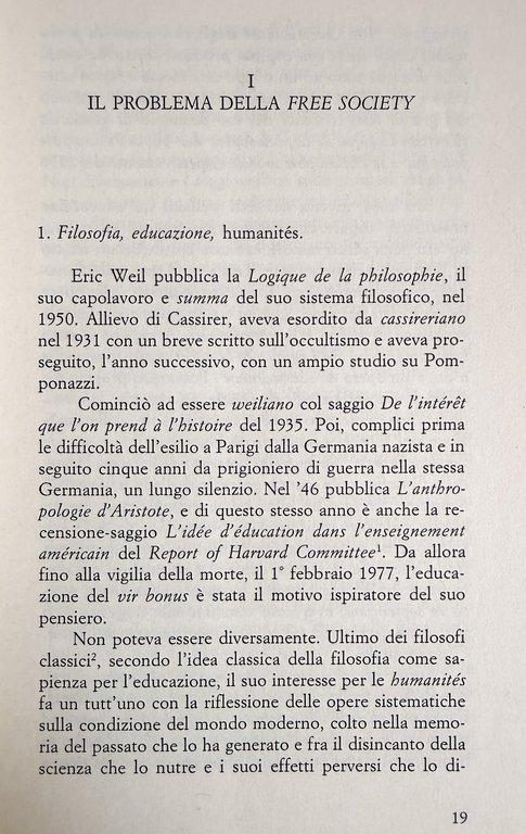 LIBERTÀ E CITTADINANZA. SAGGIO SU ERIC WEIL | Immagine Gallery 11