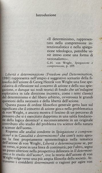 LIBERTÀ E DETERMINAZIONE