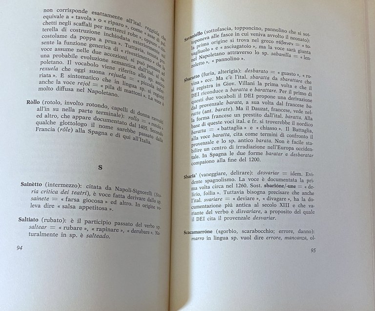 LINGUA SPAGNUOLA E DIALETTO NAPOLETANO. CON UN DISCORSO INTRODUTTIVO DI …