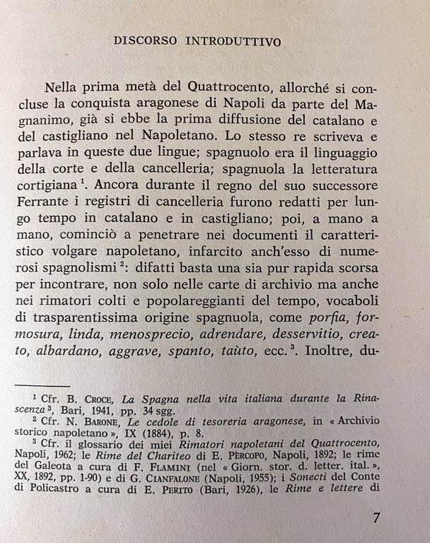 LINGUA SPAGNUOLA E DIALETTO NAPOLETANO. CON UN DISCORSO INTRODUTTIVO DI …