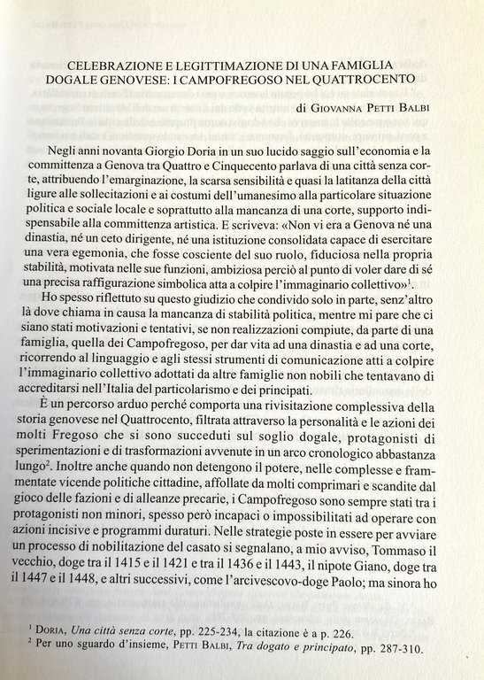 LINGUAGGI E PRATICHE DEL POTERE. GENOVA E IL REGNO DI …