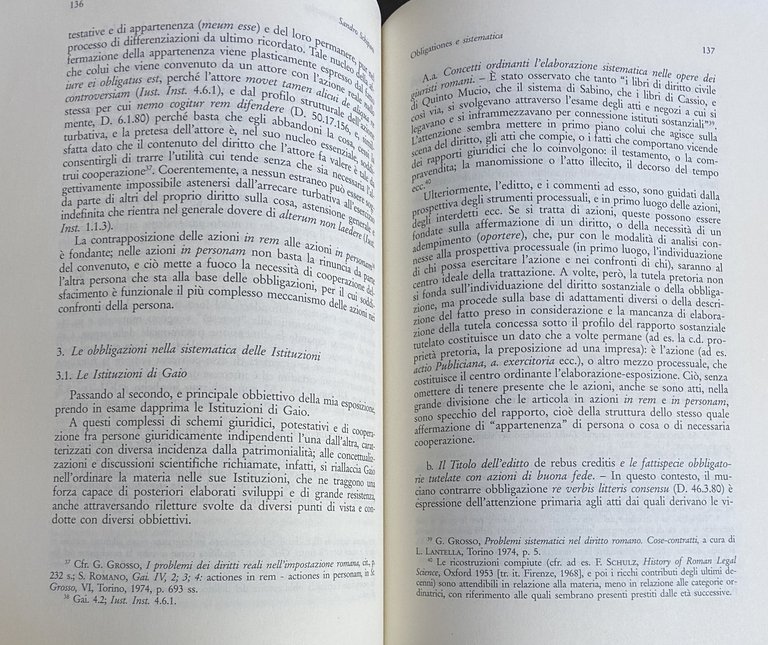 LINGUAGGIO E SISTEMATICA NELLA PROSPETTIVA DI UN ROMANISTA. ATTI DELLA …