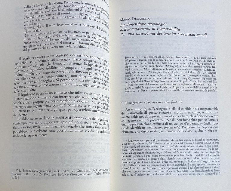 LINGUAGGIO E SISTEMATICA NELLA PROSPETTIVA DI UN ROMANISTA. ATTI DELLA …