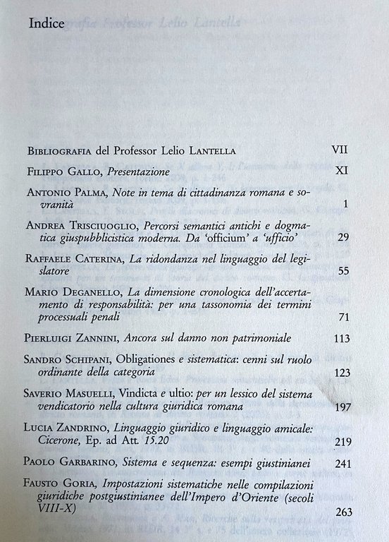 LINGUAGGIO E SISTEMATICA NELLA PROSPETTIVA DI UN ROMANISTA. ATTI DELLA …