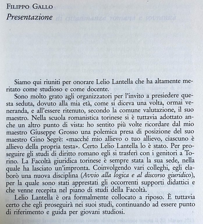LINGUAGGIO E SISTEMATICA NELLA PROSPETTIVA DI UN ROMANISTA. ATTI DELLA …