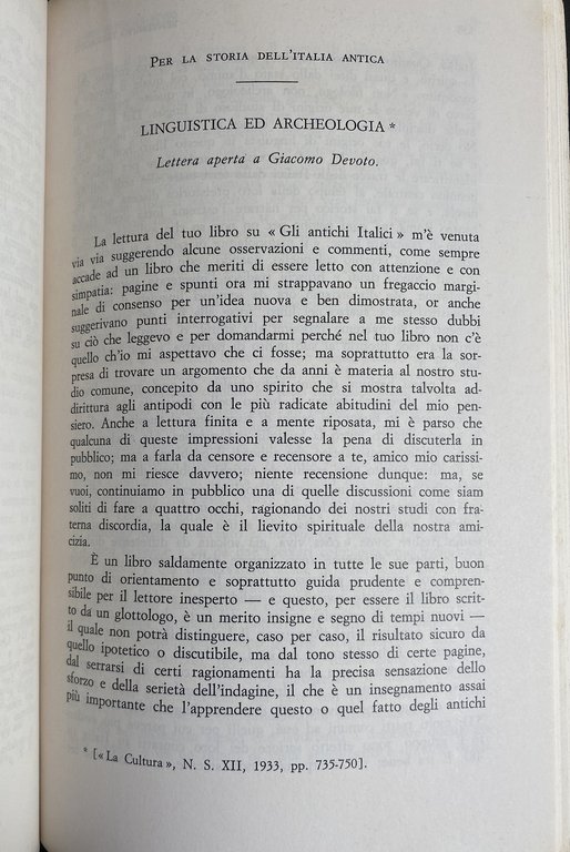 LINGUISTICA AL BIVIO. RACCOLTA DI SAGGI.