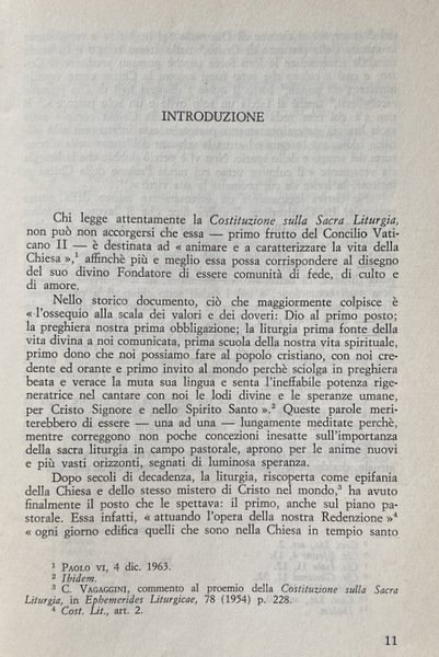 LITURGIA. LINEE DI FONDAMENTO TEOLOGICO-PASTORALE