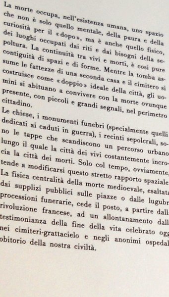 LO SPAZIO DELLA MORTE. SAGGIO SULL'ARCHITETTURA, LA DECORAZIONE E L'URBANISTICA …