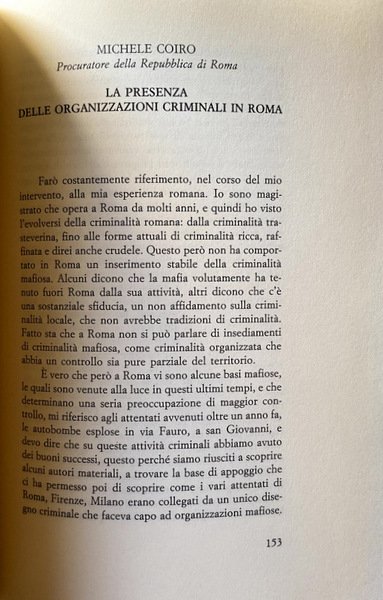 LOTTA ALLA CRIMINALITÀ ORGANIZZATA. RUOLO DELLE ISTITUZIONI E DEI CITTADINI …