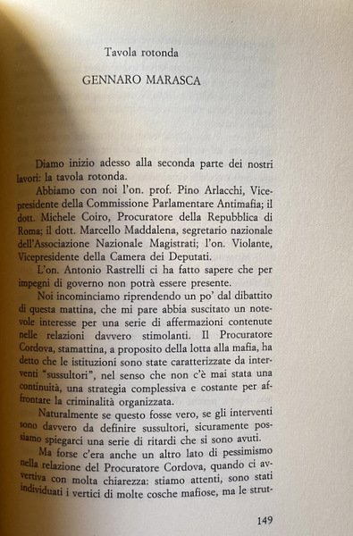 LOTTA ALLA CRIMINALITÀ ORGANIZZATA. RUOLO DELLE ISTITUZIONI E DEI CITTADINI …