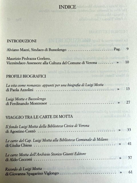 LUIGI MOTTA, SCRITTORE D'AVVENTURE (1881-1955)