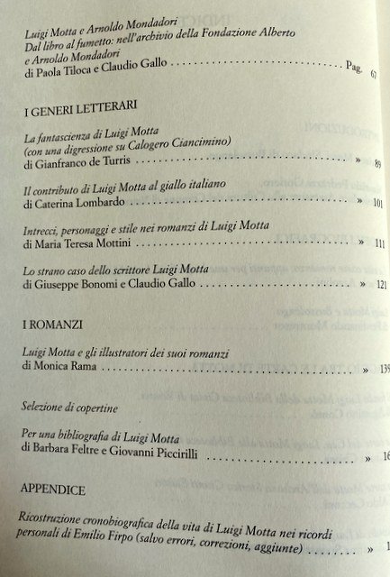 LUIGI MOTTA, SCRITTORE D'AVVENTURE (1881-1955)