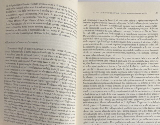 LUIGI MOTTA, SCRITTORE D'AVVENTURE (1881-1955)