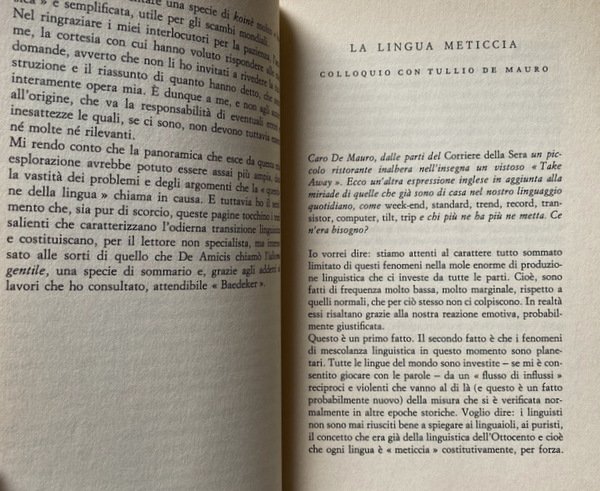 MA CHE LINGUA PARLIAMO. INDAGINE SULL'ITALIANO DI OGGI