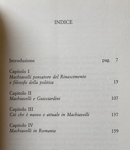 MACHIAVELLI FILOSOFO DELLA POLITICA