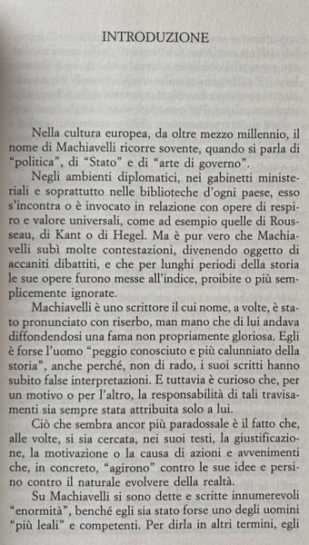 MACHIAVELLI FILOSOFO DELLA POLITICA