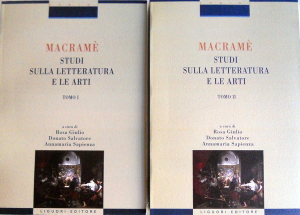 MACRAMÈ. STUDI SULLA LETTERATURA E LE ARTI