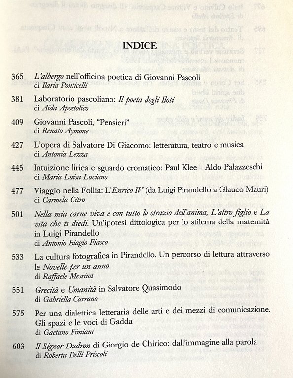 MACRAMÈ. STUDI SULLA LETTERATURA E LE ARTI