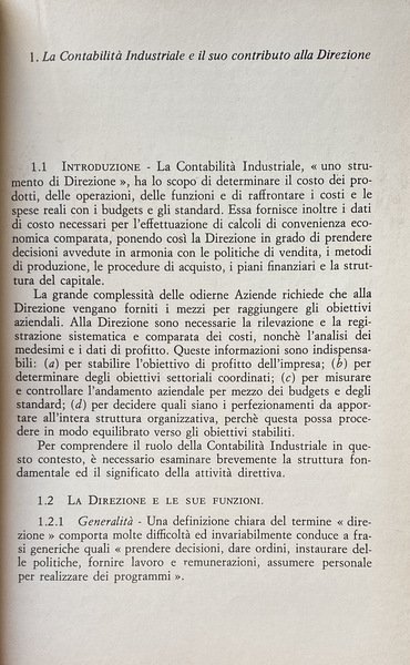 MANUALE DI CONTABILITÀ INDUSTRIALE