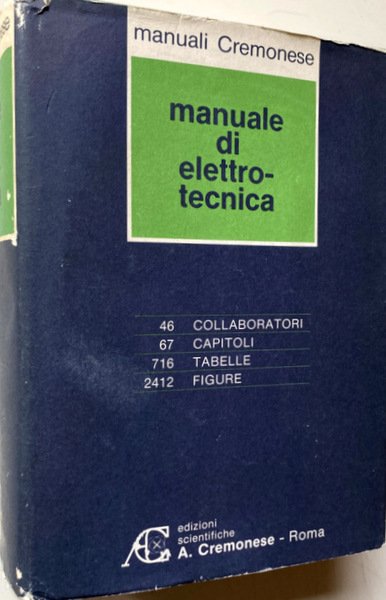 MANUALE DI ELETTROTECNICA. EDIZIONI SCIENTIFICHE