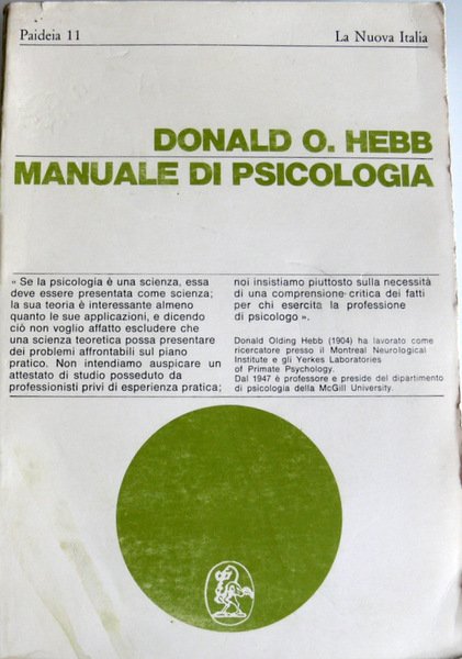 MANUALE DI PSICOLOGIA