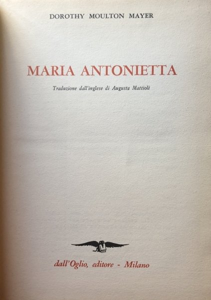 MARIA ANTONIETTA