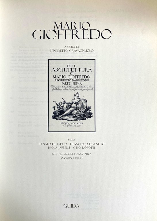 DELL'ARCHITETTURA DI MARIO GIOFFREDO