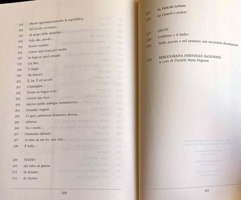 MARIO LUZI DA EBE A CONSTANT: STUDI E TESTI