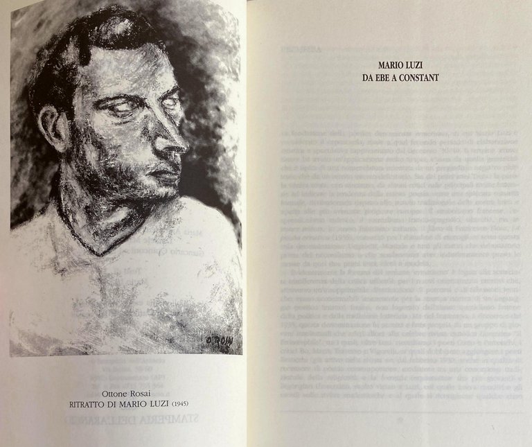 MARIO LUZI DA EBE A CONSTANT: STUDI E TESTI