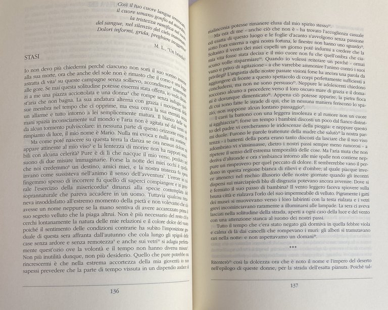 MARIO LUZI DA EBE A CONSTANT: STUDI E TESTI