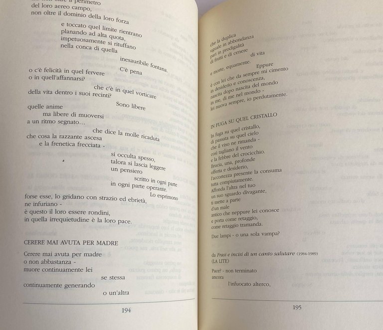 MARIO LUZI DA EBE A CONSTANT: STUDI E TESTI